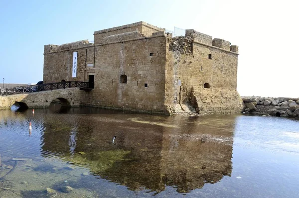 Buiten het platform van het kasteel van Paphos — Stockfoto