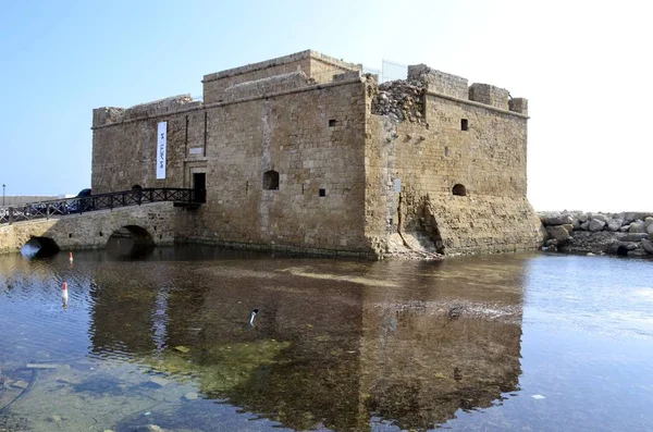 Buiten het platform van het kasteel van Paphos — Stockfoto