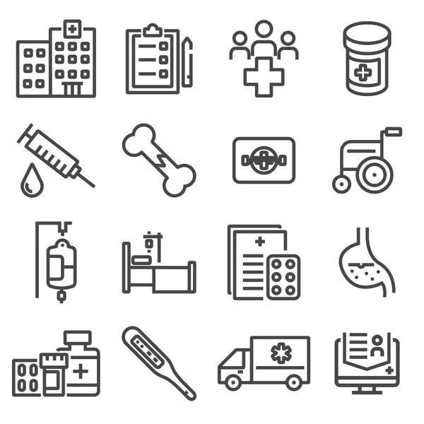 Médecine et santé symboles . — Image vectorielle