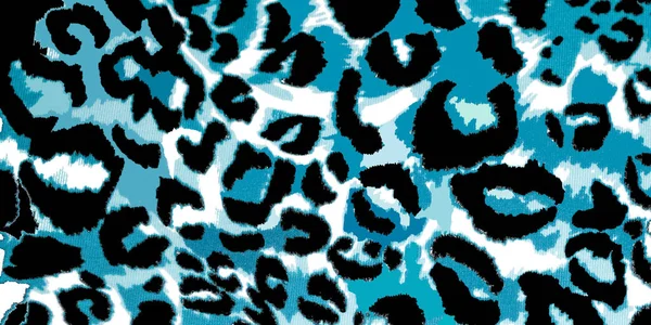 Leopardenmuster für das Design: nahtloser Hintergrund Stockfoto