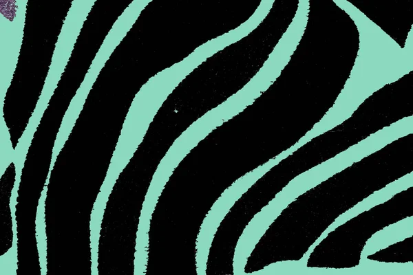 Zebra yazıcı siyah ve yeşil arka planı için. 