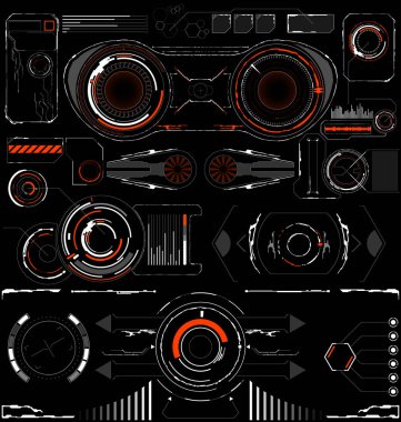 Gelecekteki arabirim. Hud öğeleri.