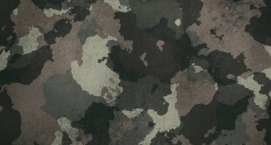 Eski kirli kamuflaj kumaş