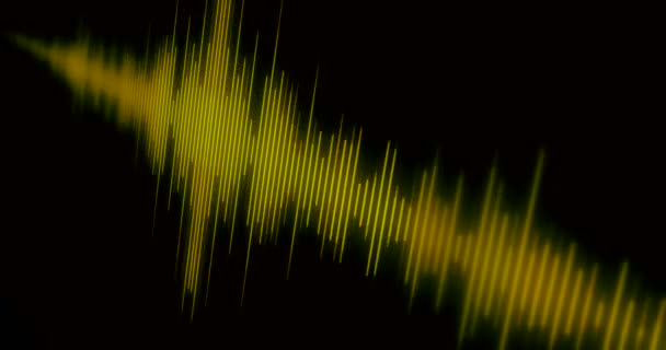 Digitális Hangszínszabályzás Audio Specturm — Stock videók