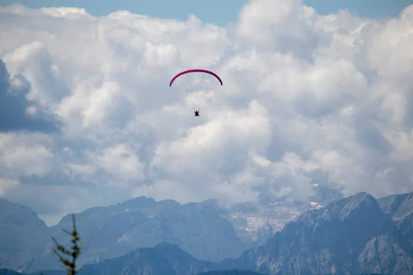 Panorama Des Alpes Autrichiennes Lac Ossiacher Voir Avec Les Montagnes — Photo