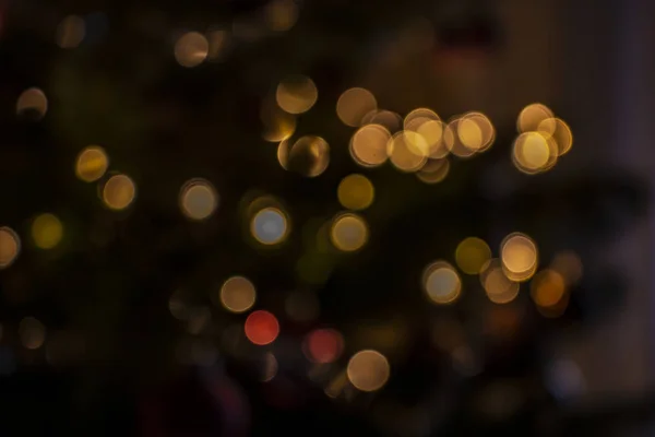 Coloridos puntos borrosos de luz adecuados como atmósferas perfectas — Foto de Stock