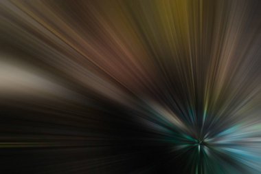 dijital olarak üretilen çok renkli ışınlar bir merkez noktasından başlayarak. illüstrasyon