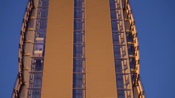Milan Italie Mars 2020 Ascenseur Tour Moderne Architecture Moderne Tour — Video