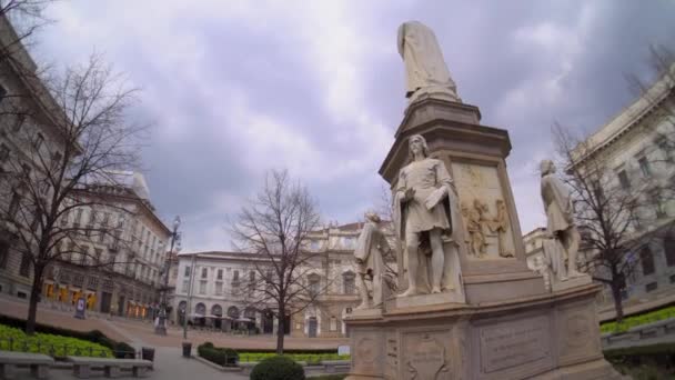 Milan Italie Mars 2020 Les Rues Désertes Ville Pendant Quarantaine — Video