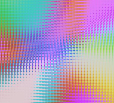 Eşkenar dörtgen çok renkli parlak arkaplan. 3d hazırlayıcı