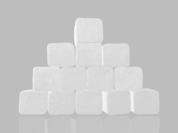 Wall Sugar Cubes Background Pieces Sugar Illustration — Stock Photo, Image