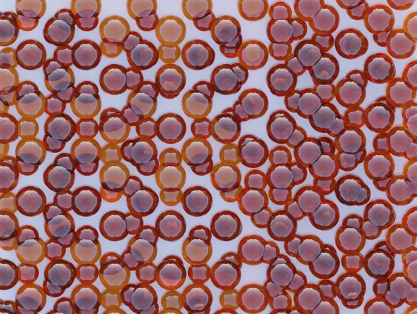 Surface Revêtue Caviar Rouge Abstrait Comme Une Composition Fond Gros — Photo