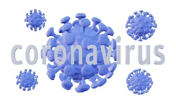 Abstract Virus Stam Model Van Midden Oosten Respiratoir Syndroom Coronavirus — Stockfoto
