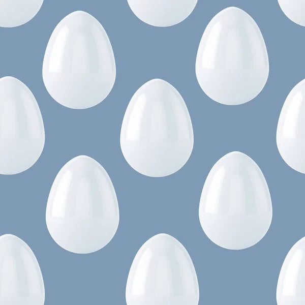 Easter Eggs Seamless Pattern Background Illustration — Stock Photo, Image