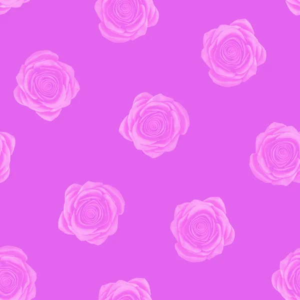 Patrón Sin Costuras Rosas Rosadas Ilustración —  Fotos de Stock