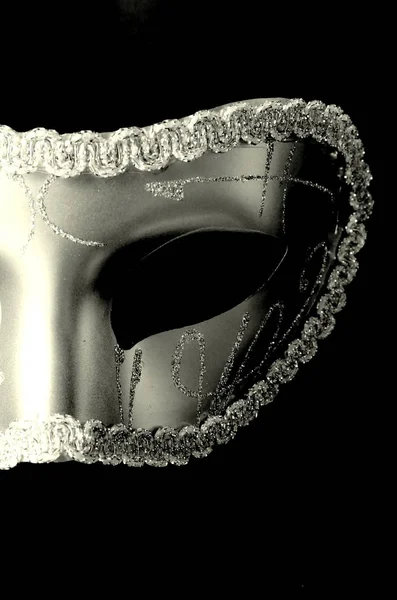 Máscara em preto e branco Imagens De Bancos De Imagens