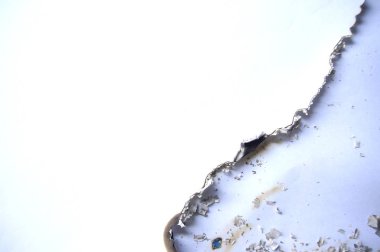 Soyut resim yanmış kağıt