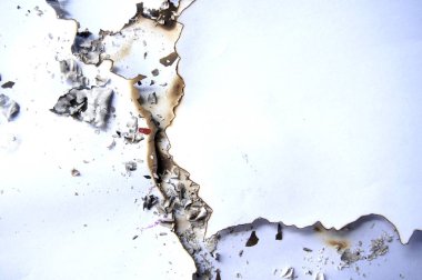 Soyut resim yanmış kağıt