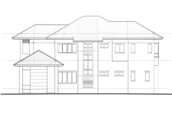House plan - Side view