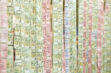 Tay banknot Tay Tapınağı'nda bağış için