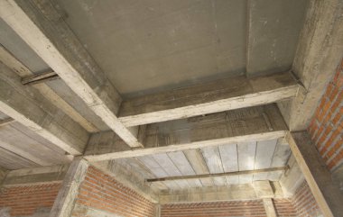 Çimento malzeme yapısı ile bina inşaat alanı