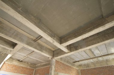 Çimento malzeme yapısı ile bina inşaat alanı