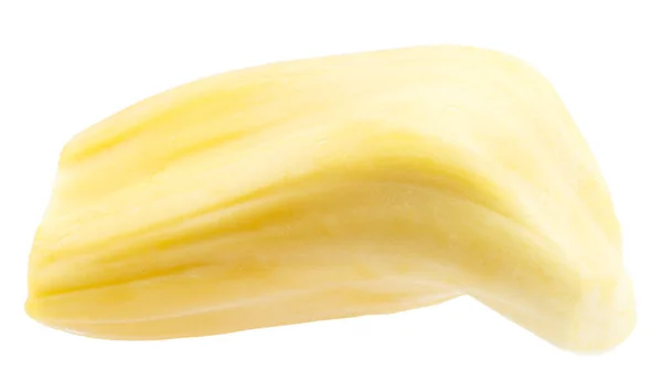 Amarelo Ripe Jackfruit isolado no fundo branco — Fotografia de Stock