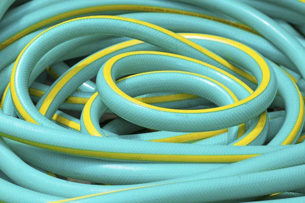 Green water rubber tube — Stock Photo, Image