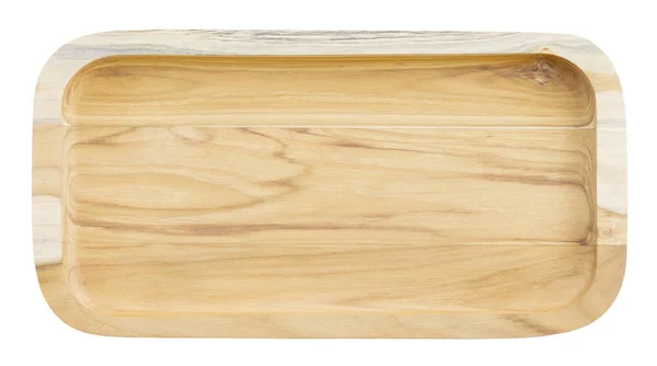 Dřevěný Zásobník Izolované Bílém Pozadí — Stock fotografie