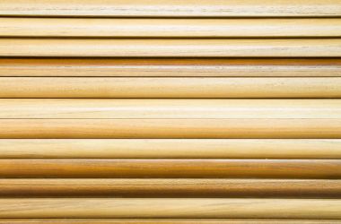 Katı teak ahşap yığını