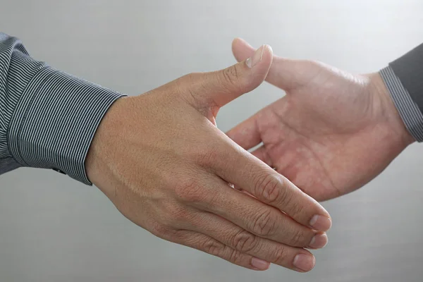 Business partnerskapsmöte concept.photo businessmans handshak — Stockfoto
