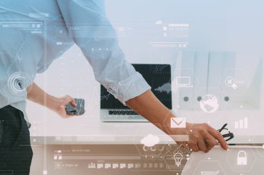 Büyük veri analytics iş destek sistemleri (BI) kavramı ile. Busin