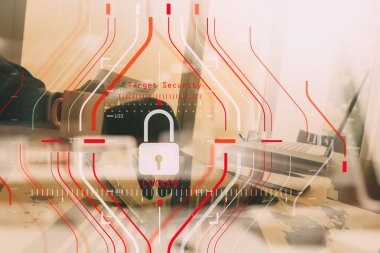 Genel veri koruma Yönetmeliği (Gdpr) ve güvenlik kavramı. C