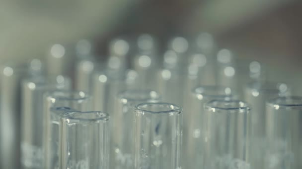 Лабораторія Вченого Робота Гігаомного Аналізує Витягти Днк Або Молекул Пробірки — стокове відео