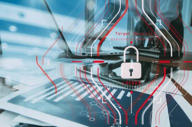 Genel veri koruma Yönetmeliği (Gdpr) ve güvenlik kavramı. C