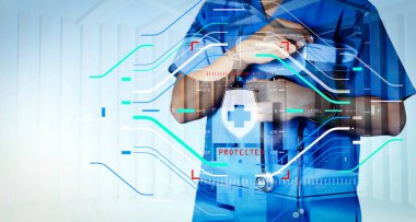 Çift pozlama akıllı tıp doktoru r çalışma ile çalışma