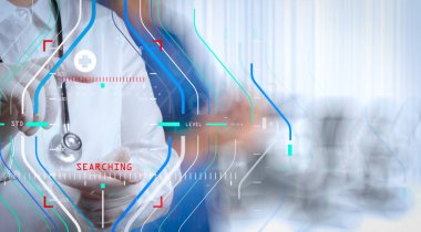 başarı akıllı tıp doktoru ameliyat odası olarak konsantrasyon ile çalışma