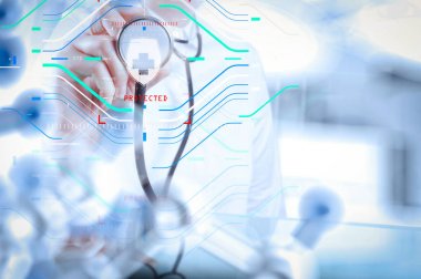 Ameliyathane kavram olarak çalışan akıllı tıp doktoru 