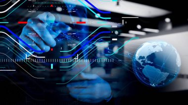 sosyal ağ işadamı elini tutar