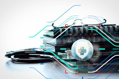 elle çizilmiş doku dünya digi diyagramda boş sosyal medya ile