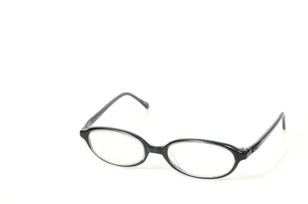 Lunettes de vue design sur fond blanc — Photo