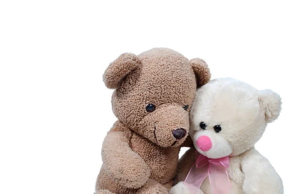 Teddy bear on white background. — Stock Photo, Image