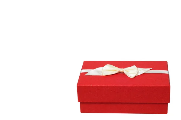 Caja de regalo Reg aislada sobre fondo blanco — Foto de Stock