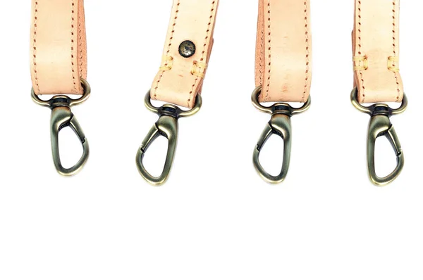 Genuine Leather straps with hook — Stock Photo, Image