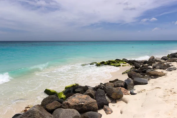 Karibiska kusten i Aruba — Stockfoto