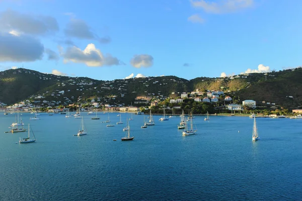Pohled na st. Thomas, ostrov v Karibiku, Kojva — Stock fotografie