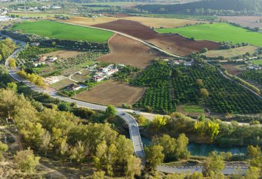 Arcos de la Frontera çevresindeki balkondan beyaz