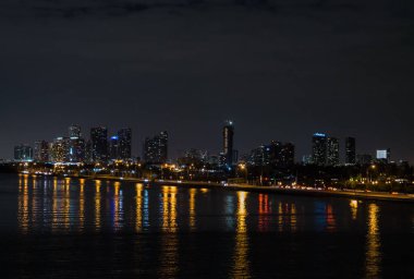 Gece Miami, Macarthur Geçidi, Usa, Florida