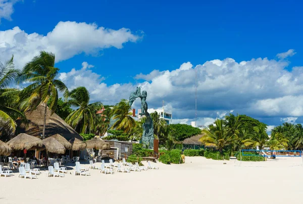 Plage Playa Del Carmen Mexique — Photo