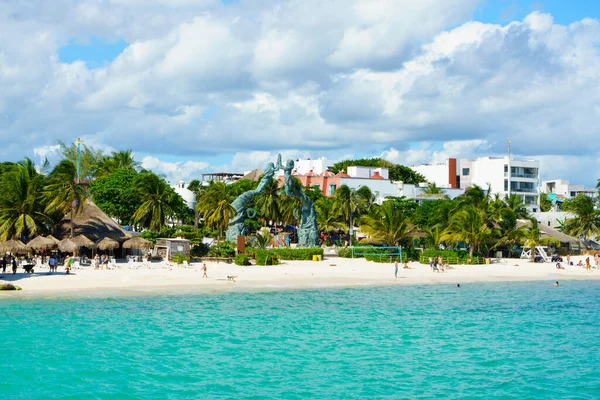 Praia Playa Del Carmen México — Fotografia de Stock